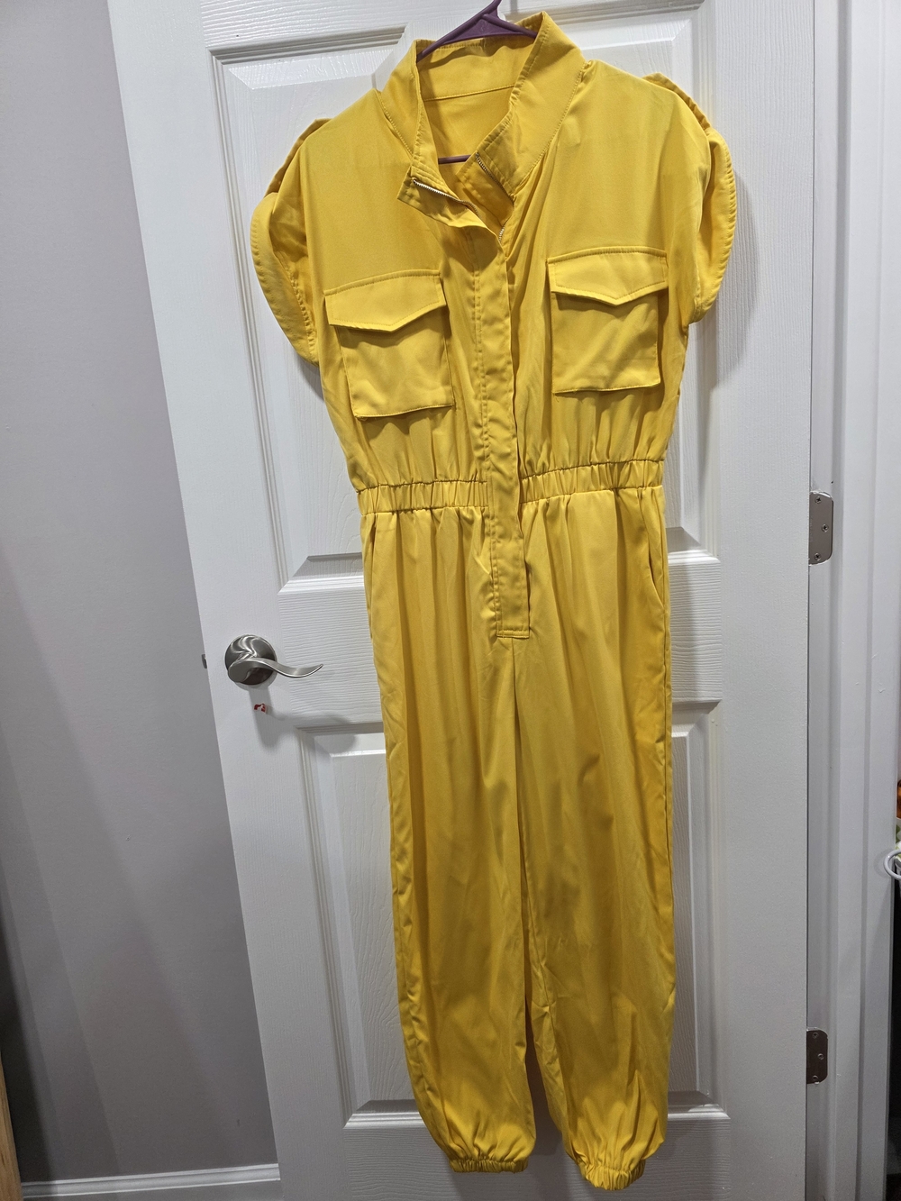 Yellow Utility Jumpsuit